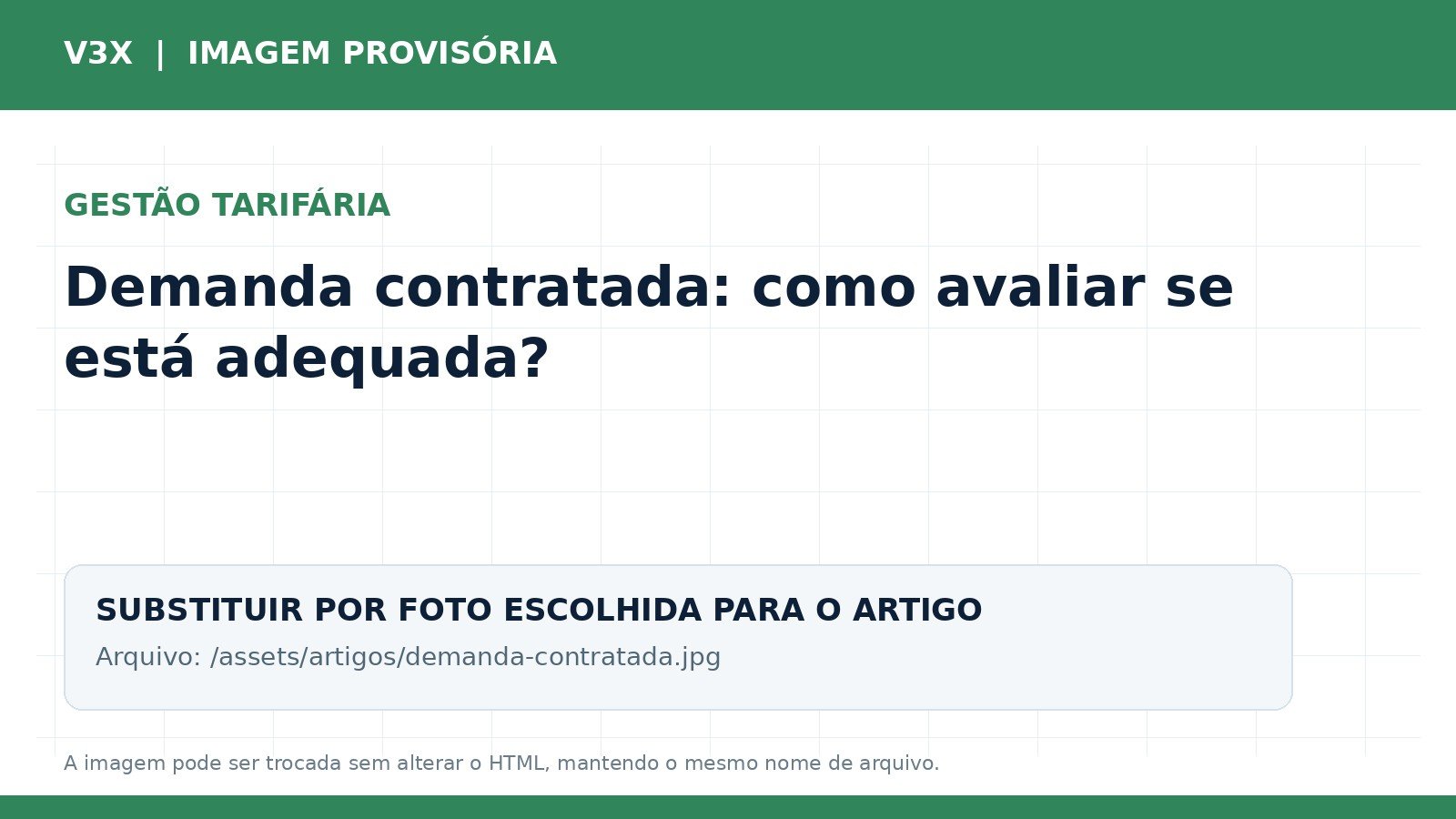 Fatura de energia e gráfico de demanda elétrica em análise